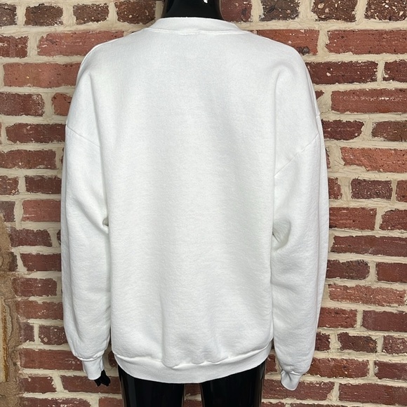 Vintage 90s Holiday Crew Neck Sweatshirt by Sun Sportswear Size Large - Picture 3 of 5